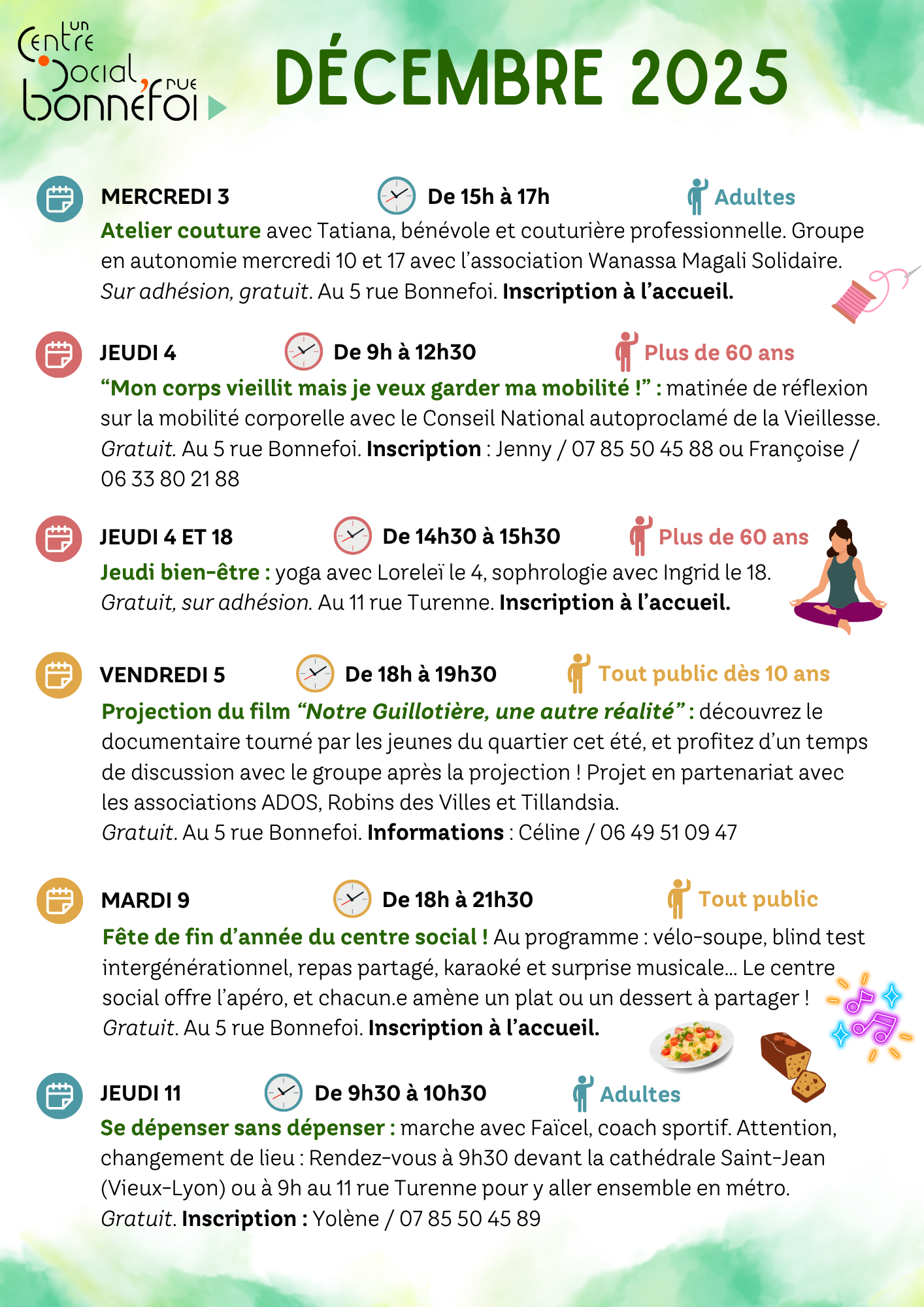 Programme décembre 2025