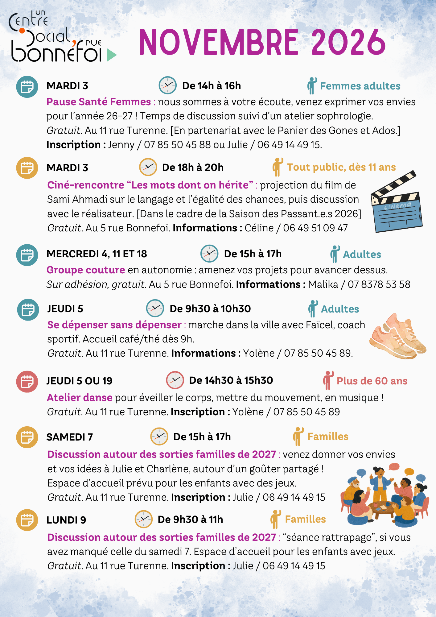 Programme novembre 2026